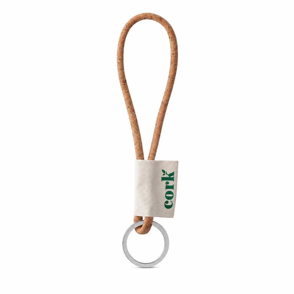 Échantillon imprimé de Lanyard CORK Short (Ø 5 mm)