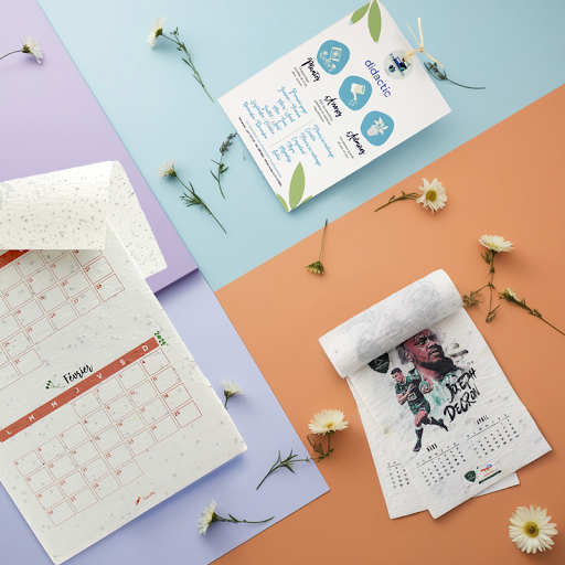 Calendrier papier graines A5