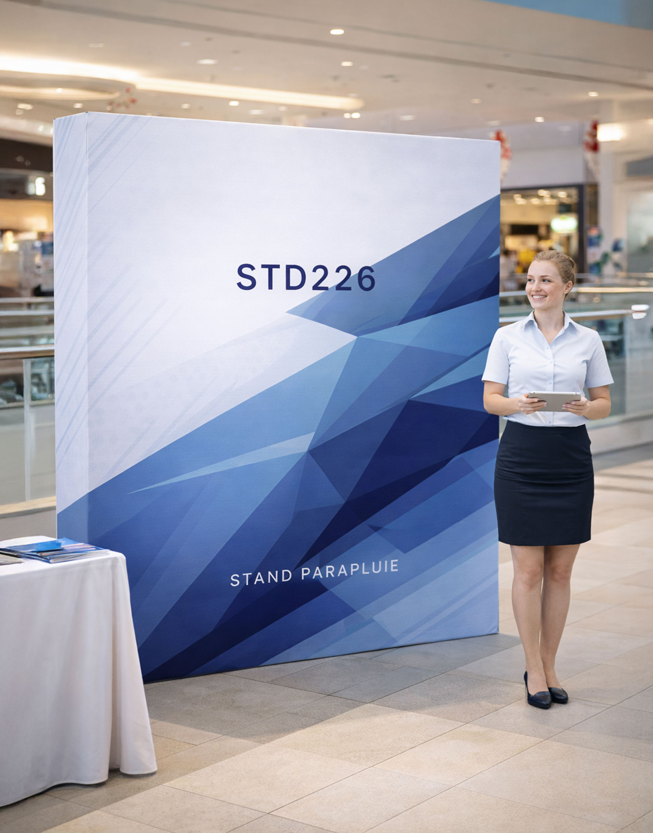 STAND PARAPLUIE VELCRO 230 x 230 CM