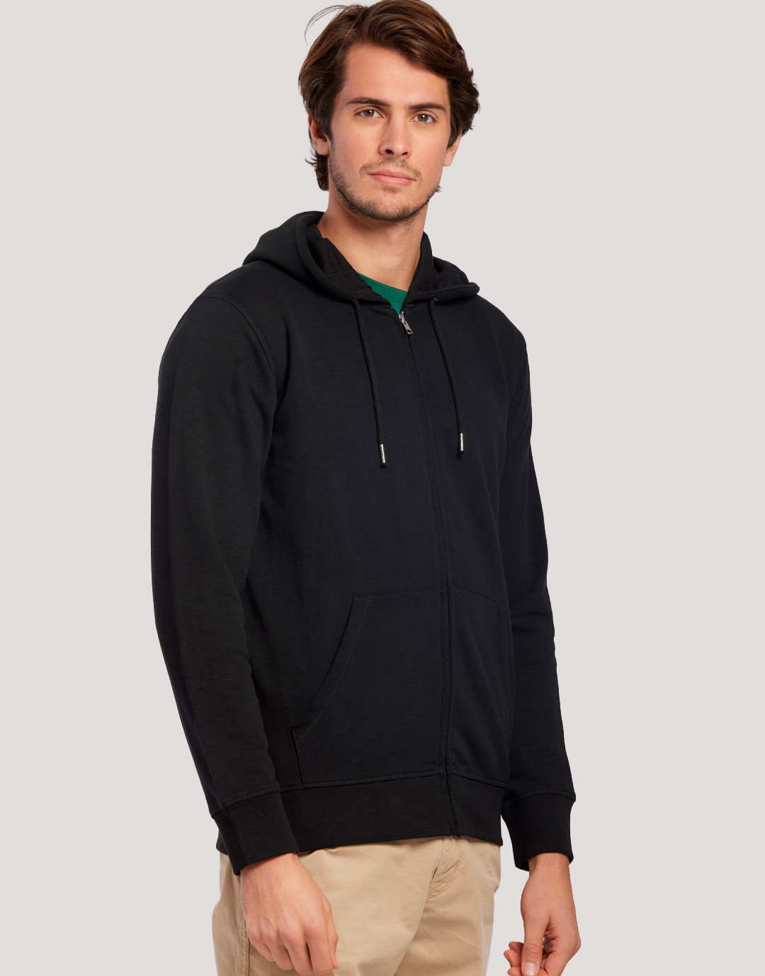 Hoodie Zippé Unisexe coton bio Made in France