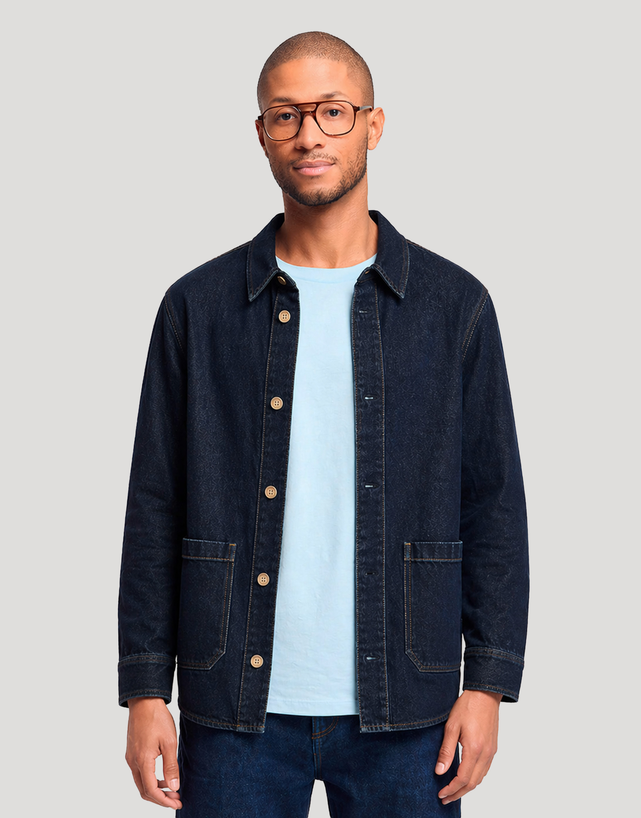 <p>Surchemise MIF Unisexe en Denim</p>