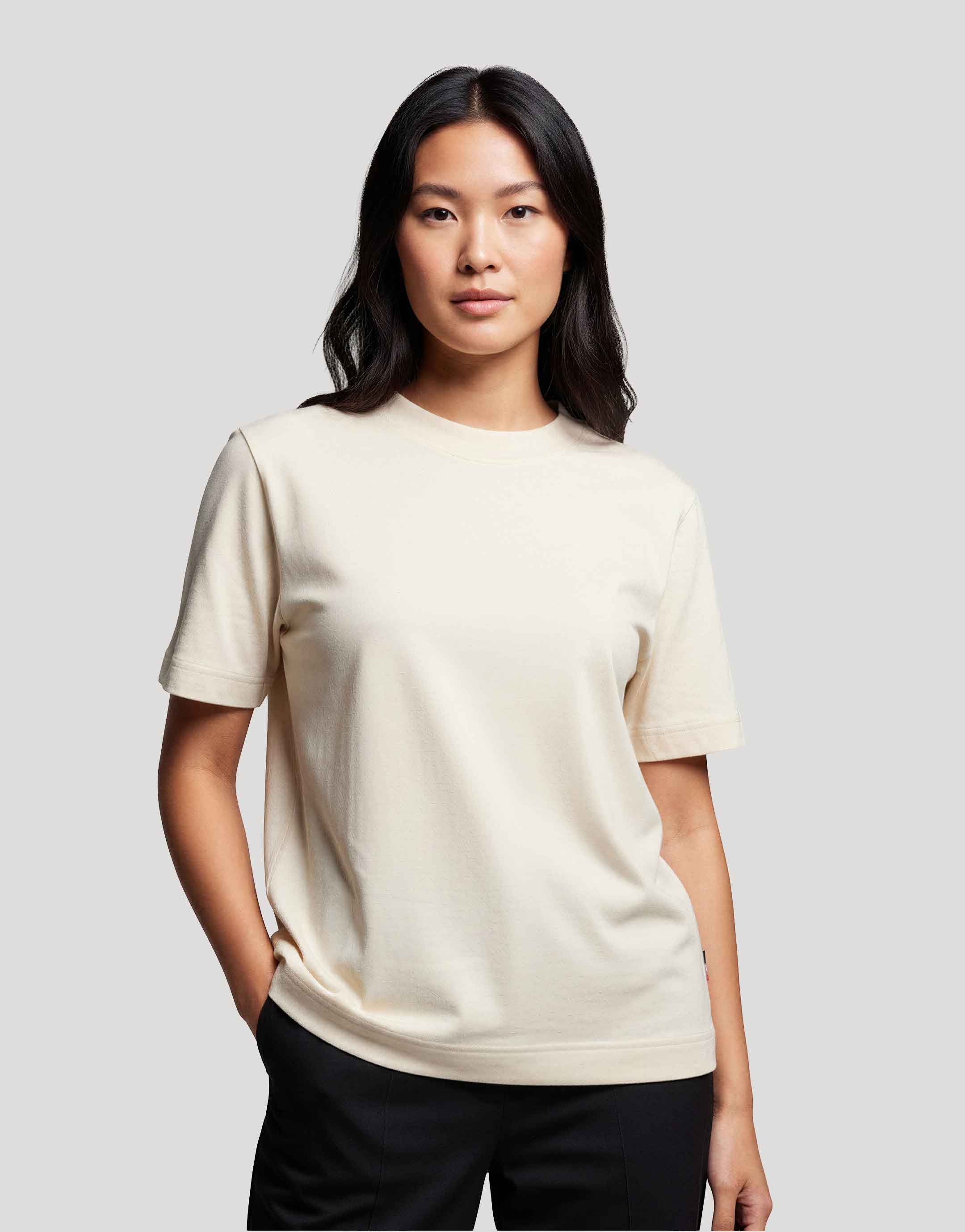 <p>T-Shirt MIF coton interlock Relax Fit Femme</p>