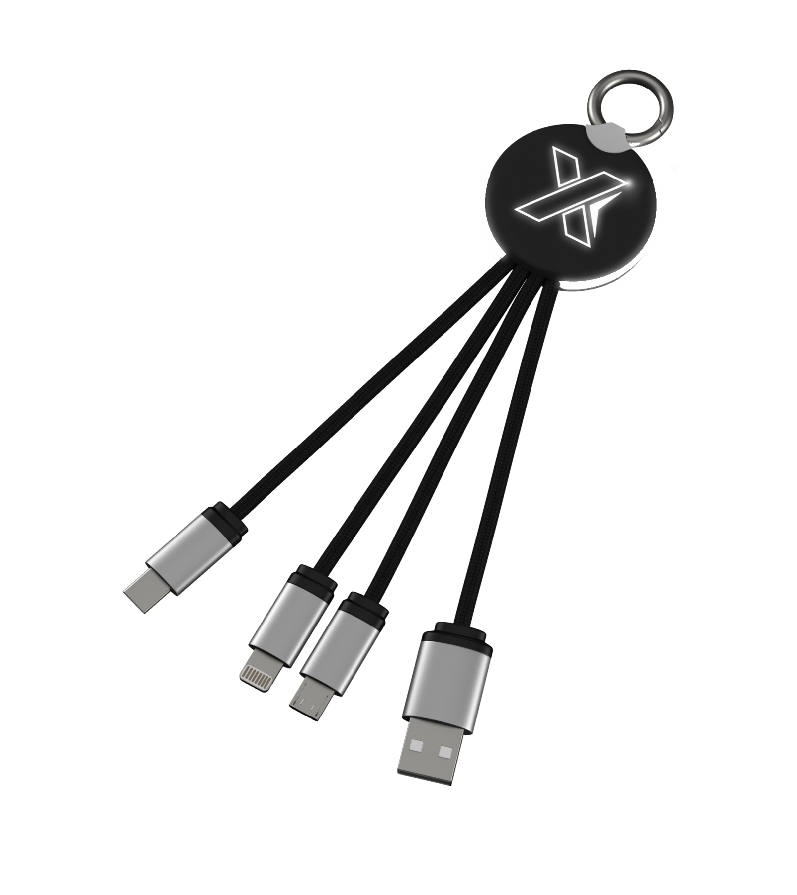 noir - logo lumineux blanc