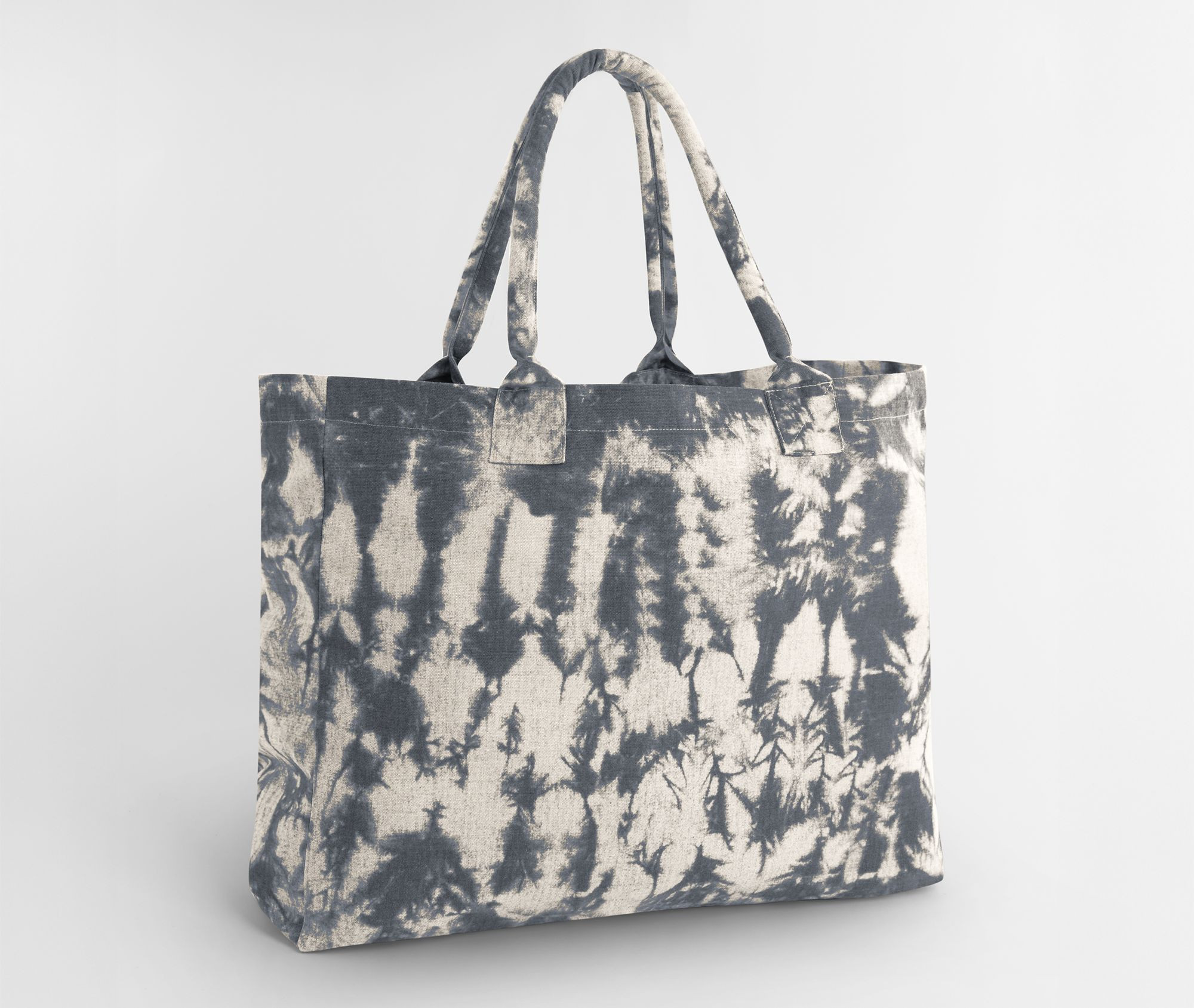 NATURAL BLACK TIE DYE