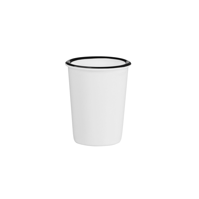 Mug céramique blanche brillante 80ml - CALYPSO