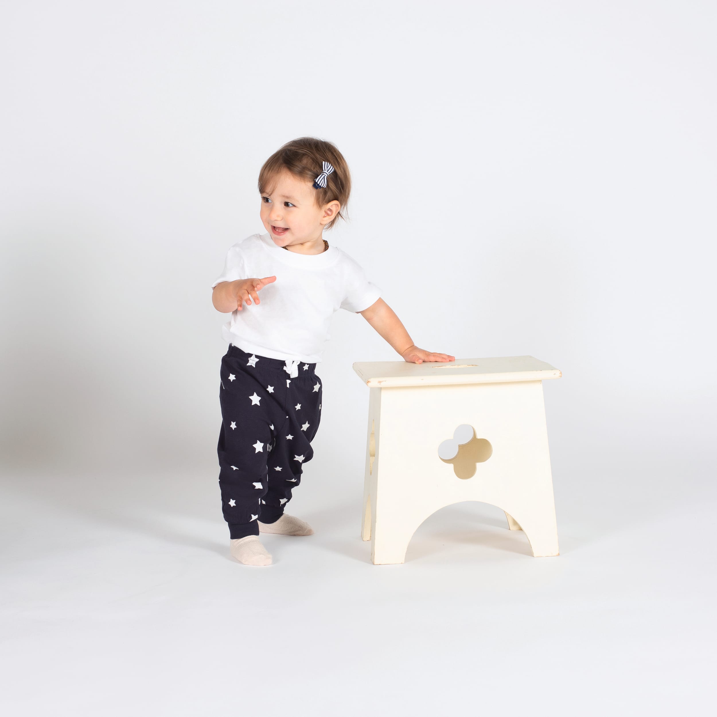 Navy / White