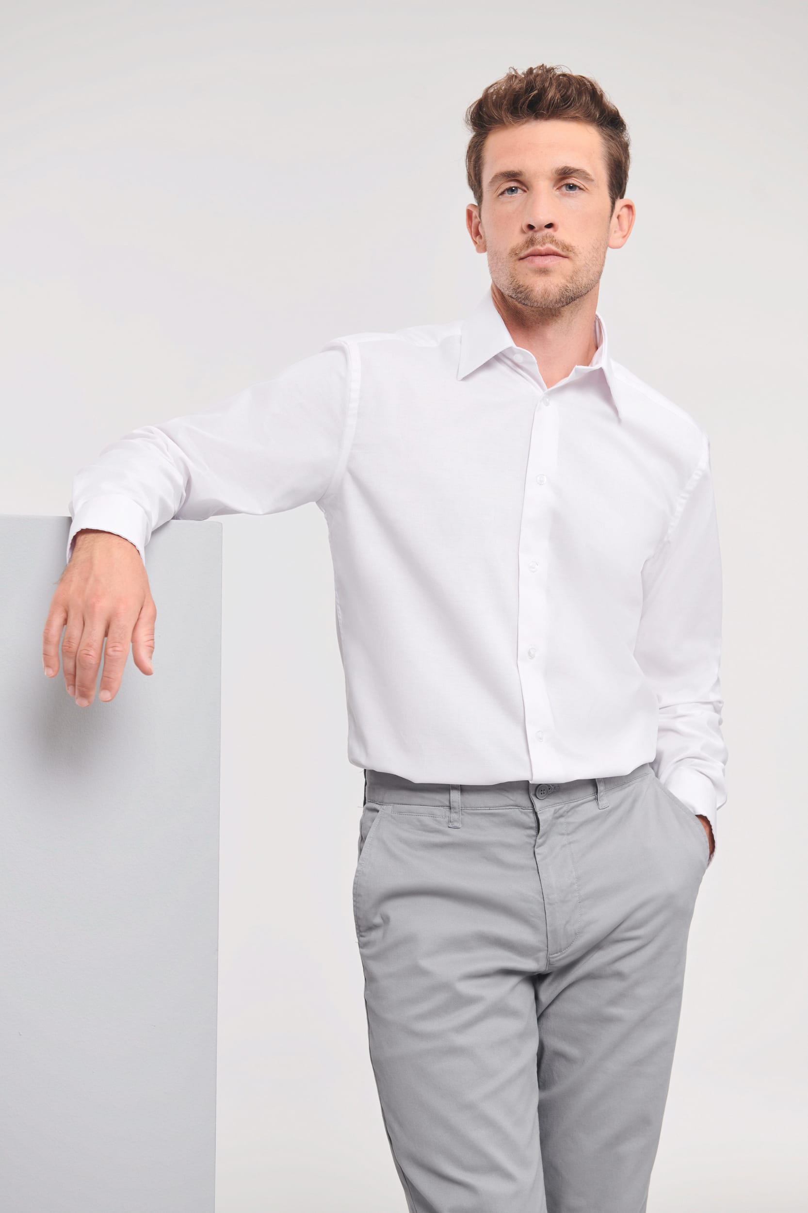 Chemise homme Oxford manches longues