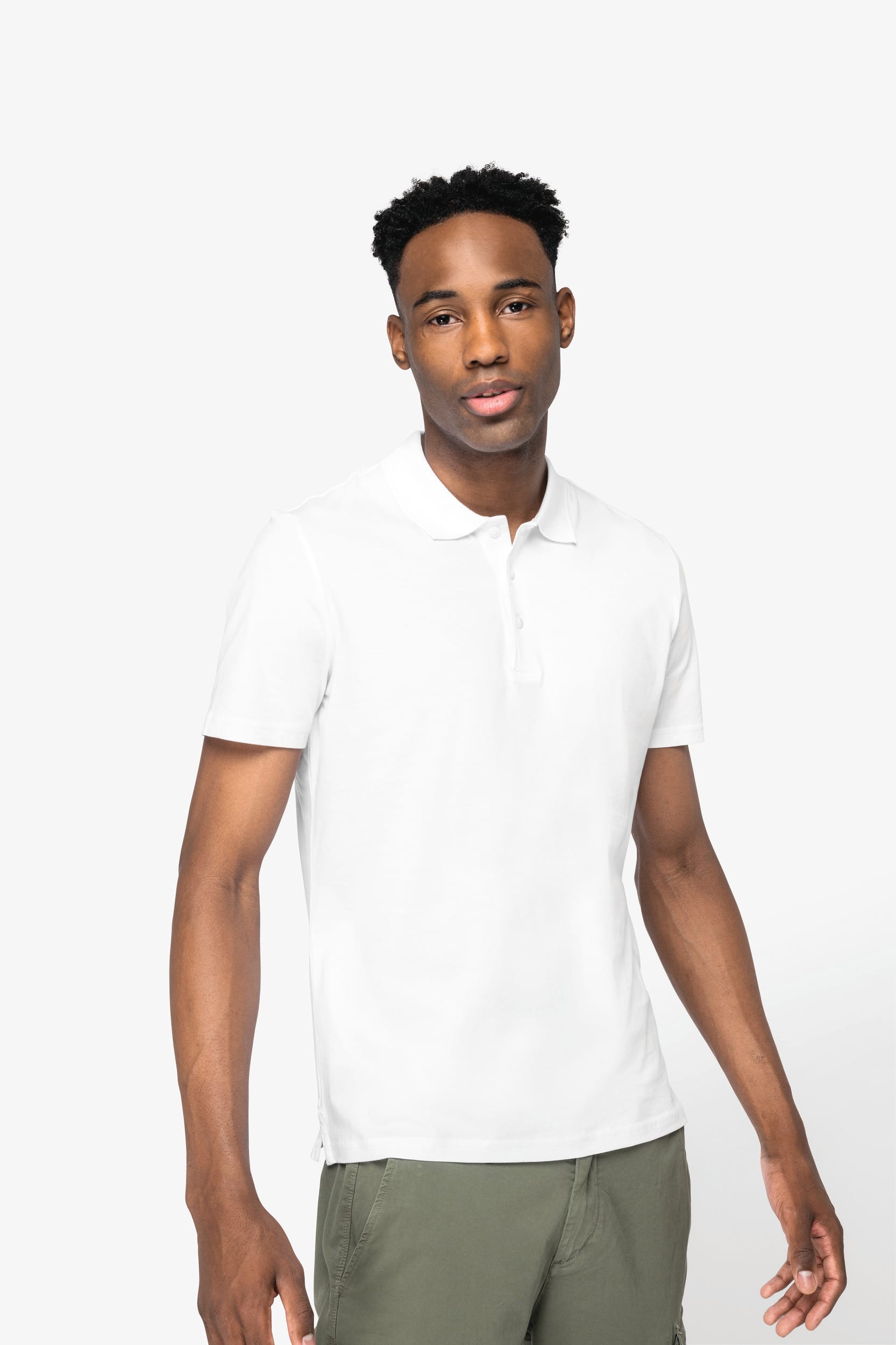 Polo en jersey écoresponsable homme