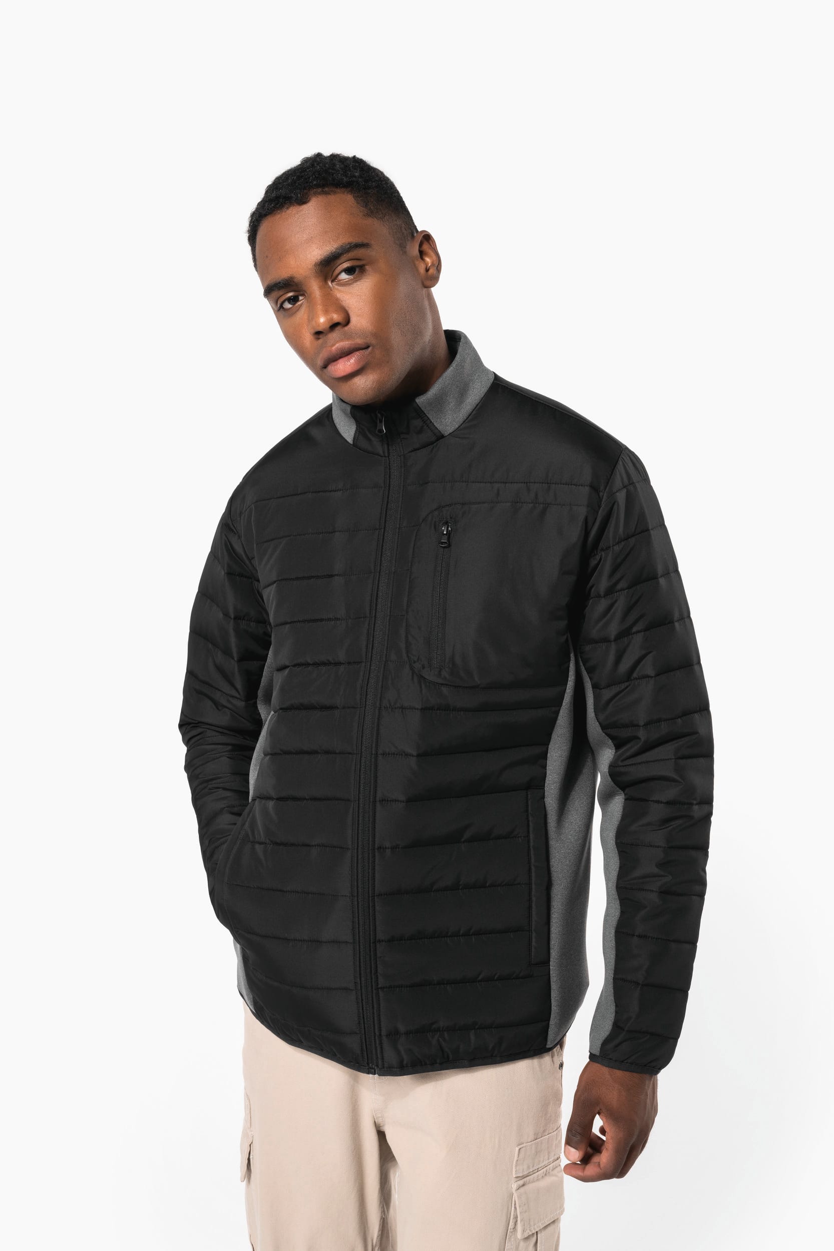 Black / Dark Grey Heather