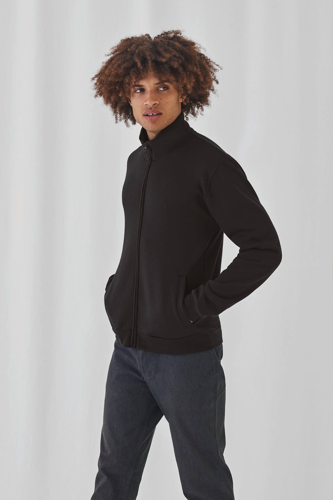 Veste molleton zippée ID.206
