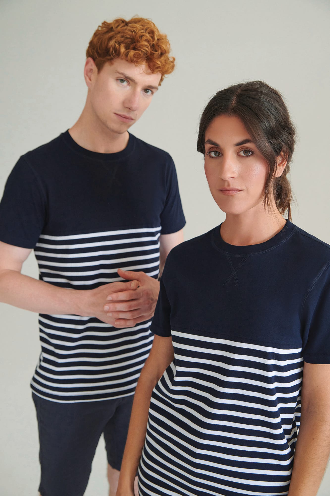 Navy / White