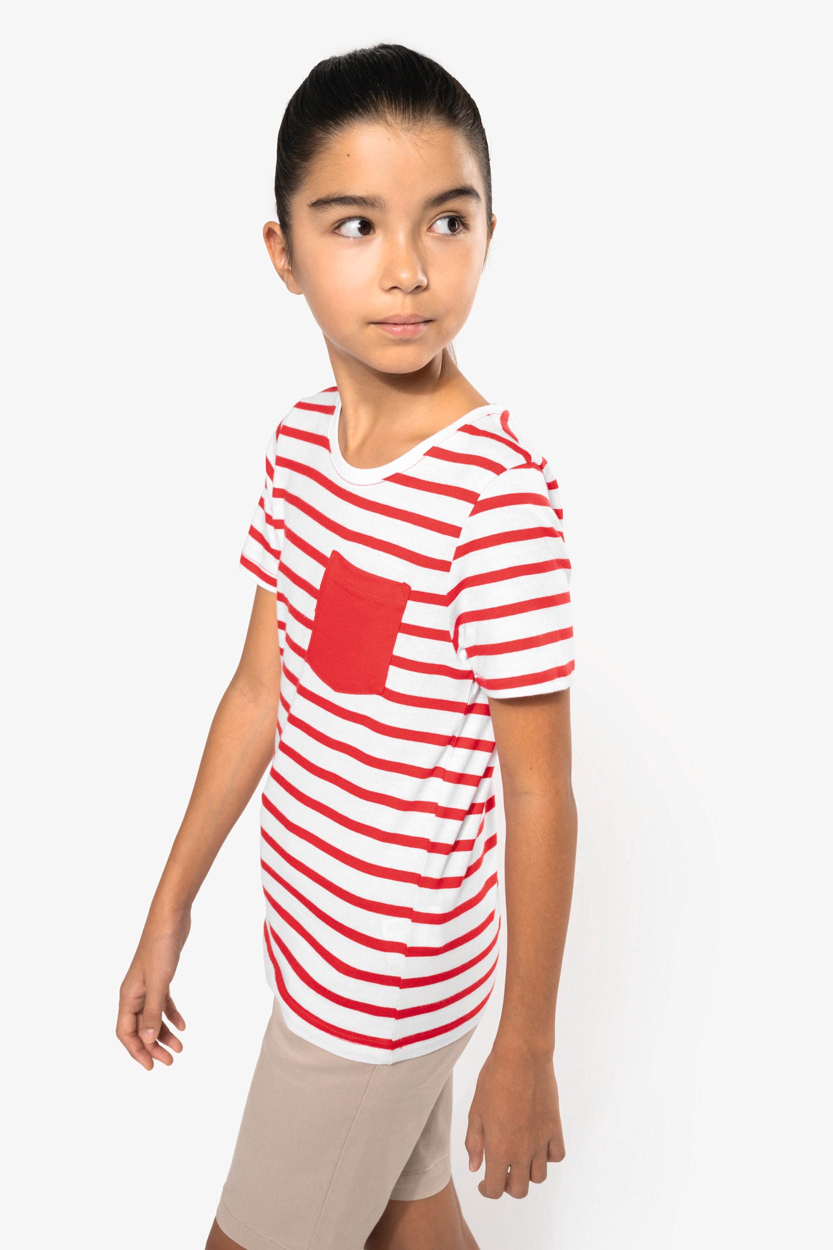 White / Navy Stripes
