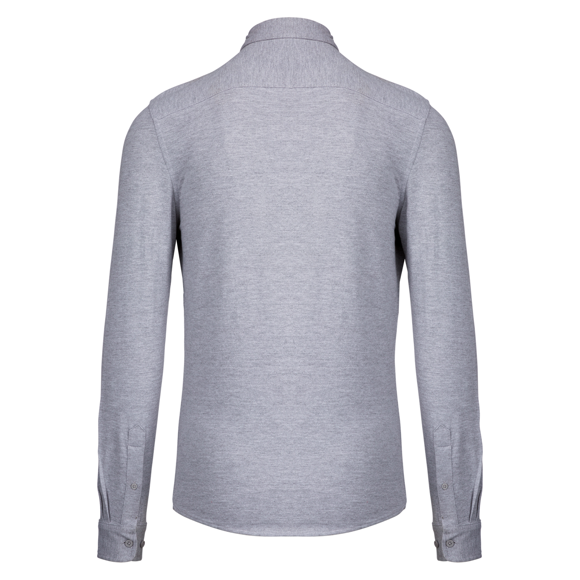 Chemise maille piquée manches longues