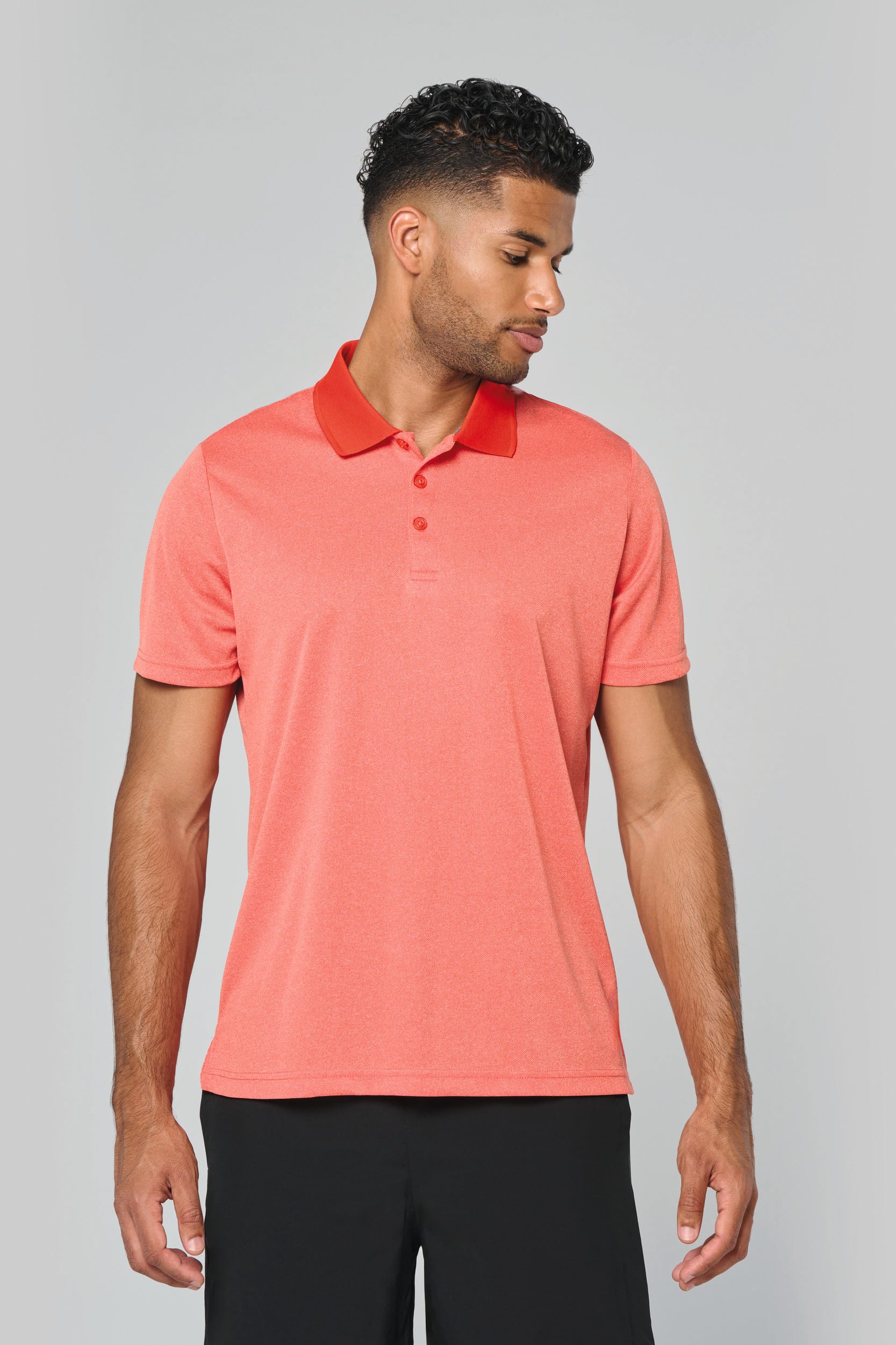 Polo chiné manches courtes