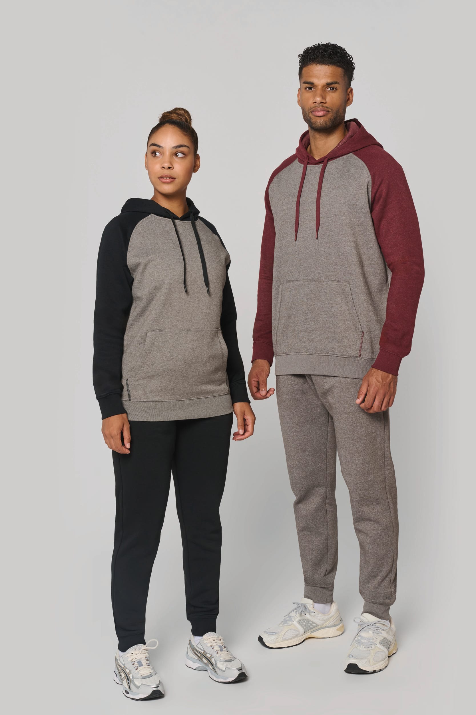 Grey Heather / Black