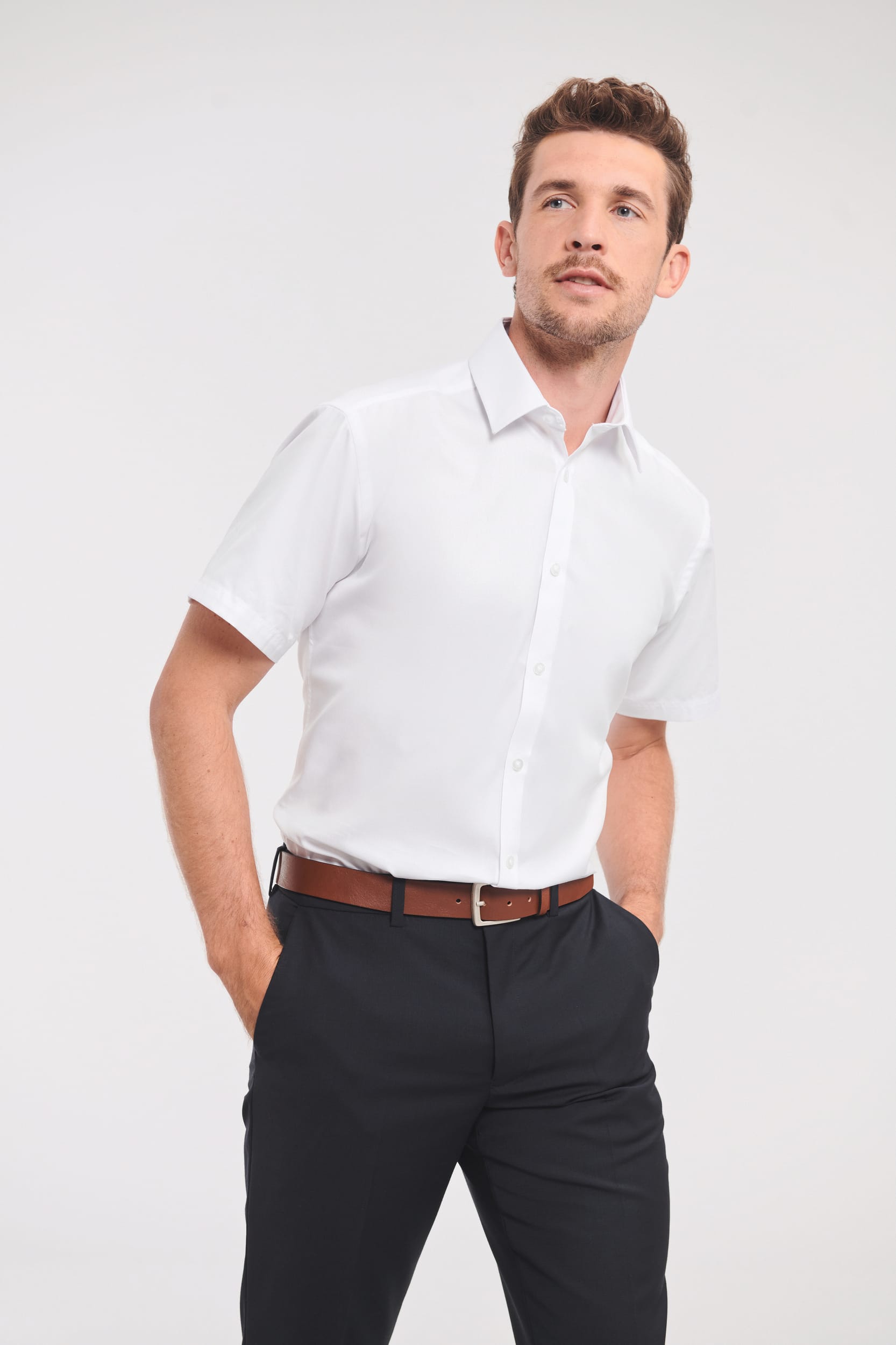 Chemise homme manche courtes à chevrons