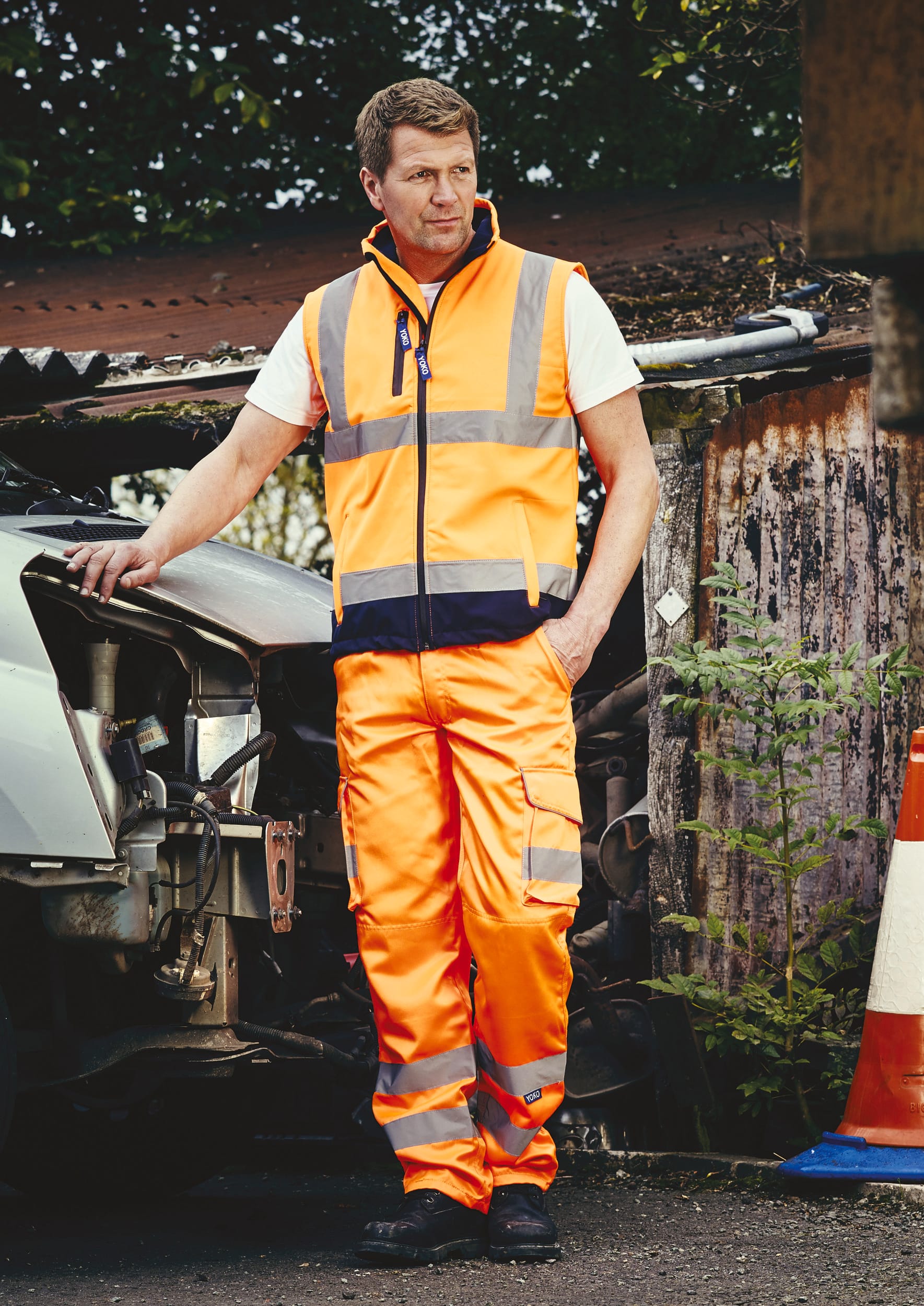 Pantalon Cargo haute visibilité