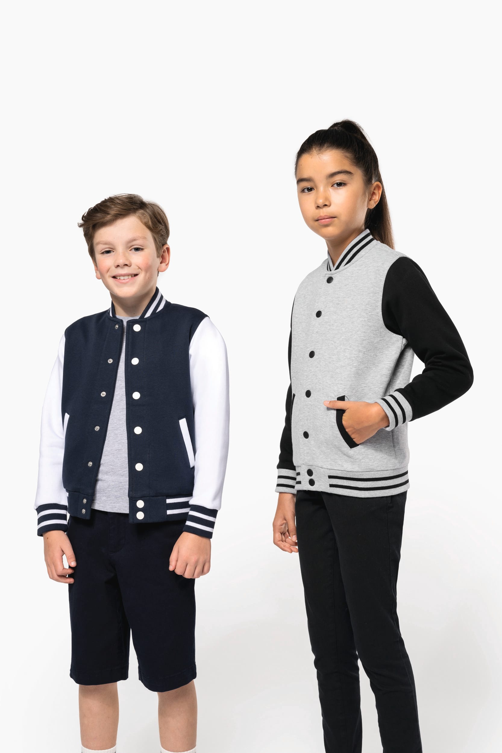 Navy / White
