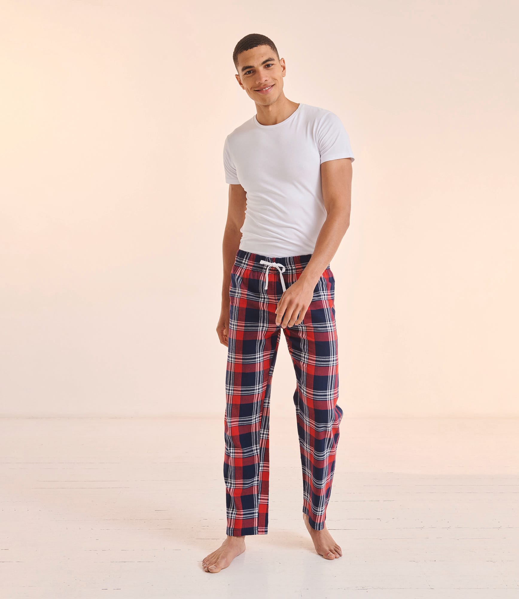 Red / Navy Check