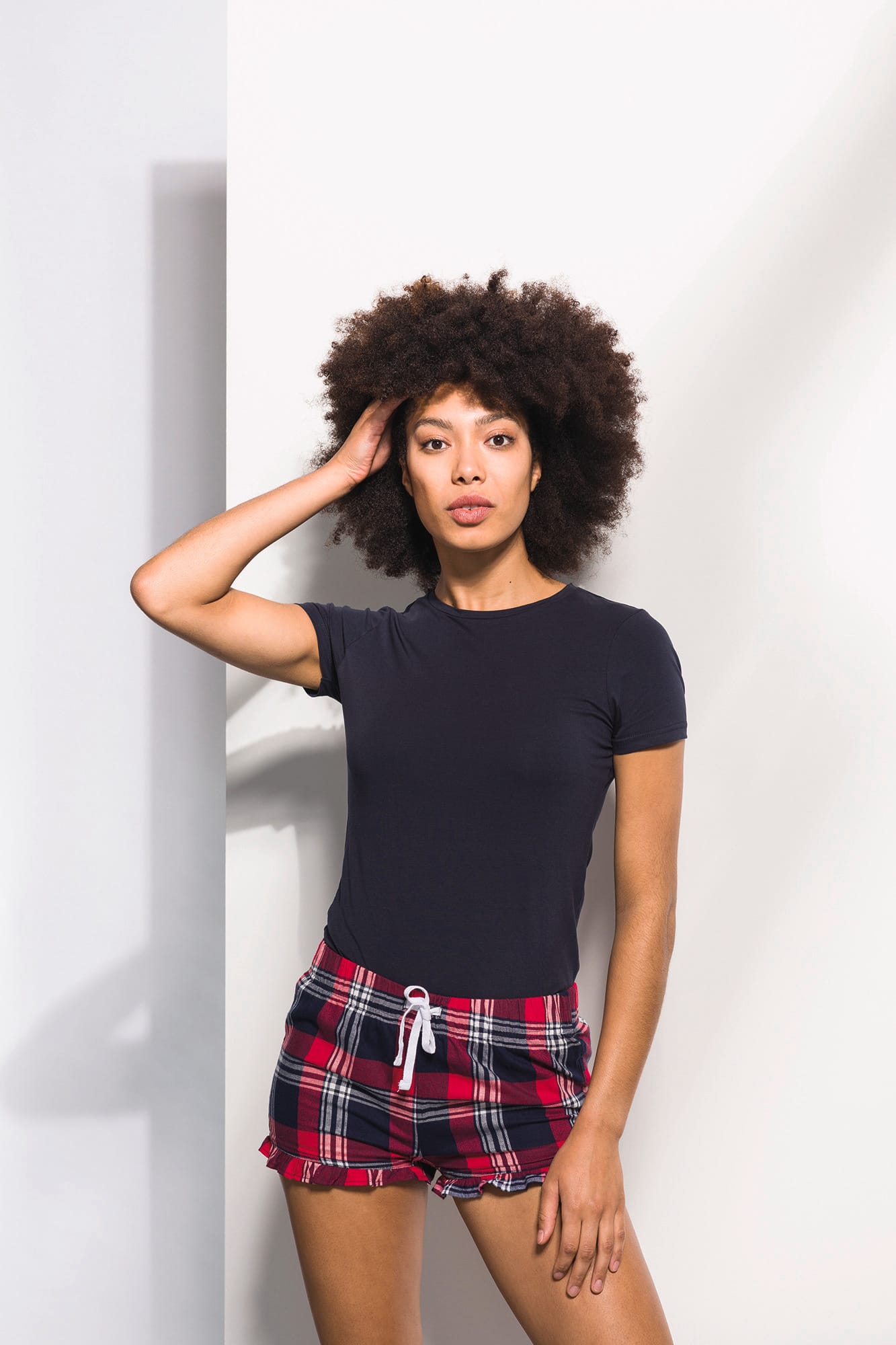 Red / Navy Check