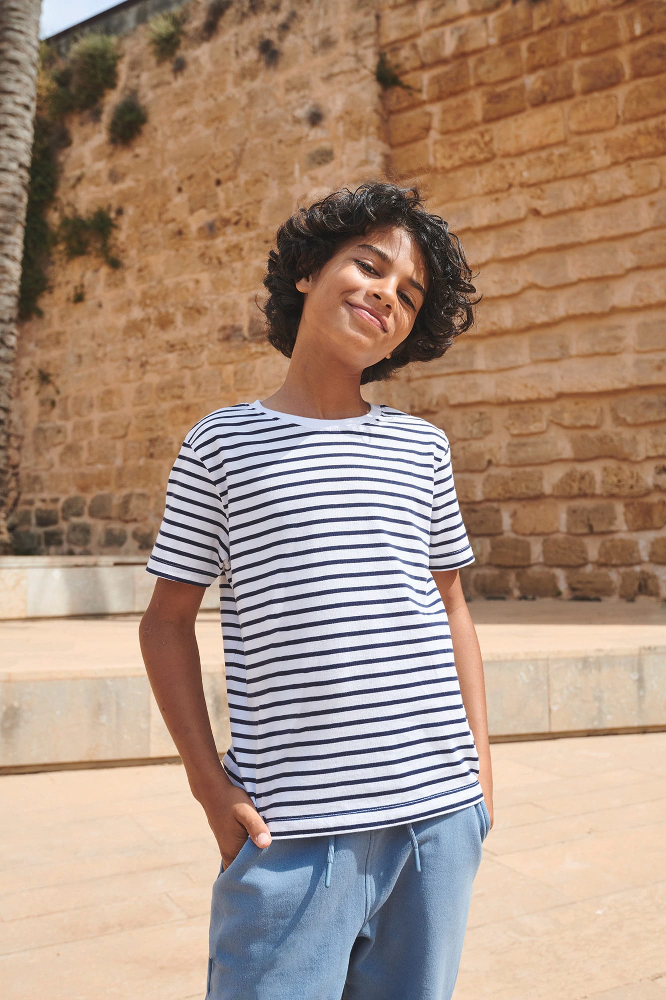 White / Oxford Navy