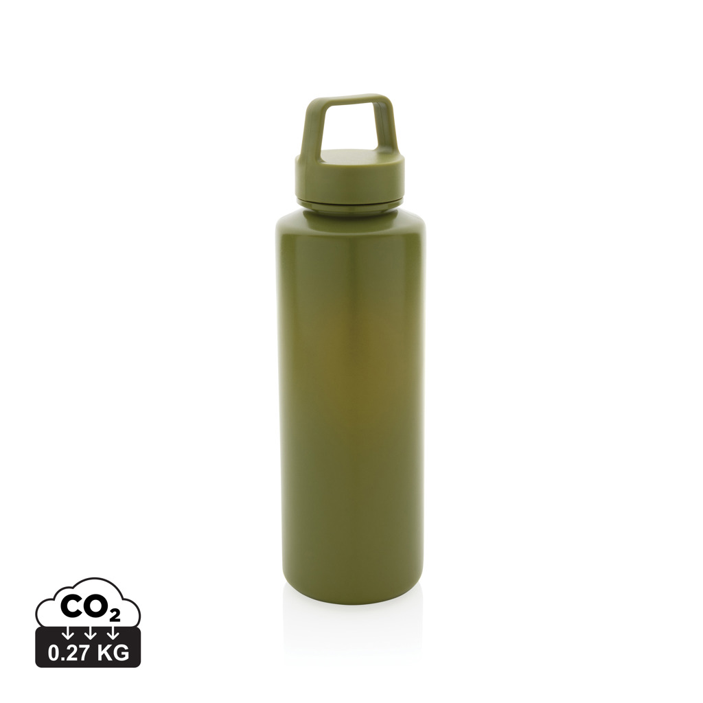 Bouteille 500ml en PP recyclé RCS et avec poignée