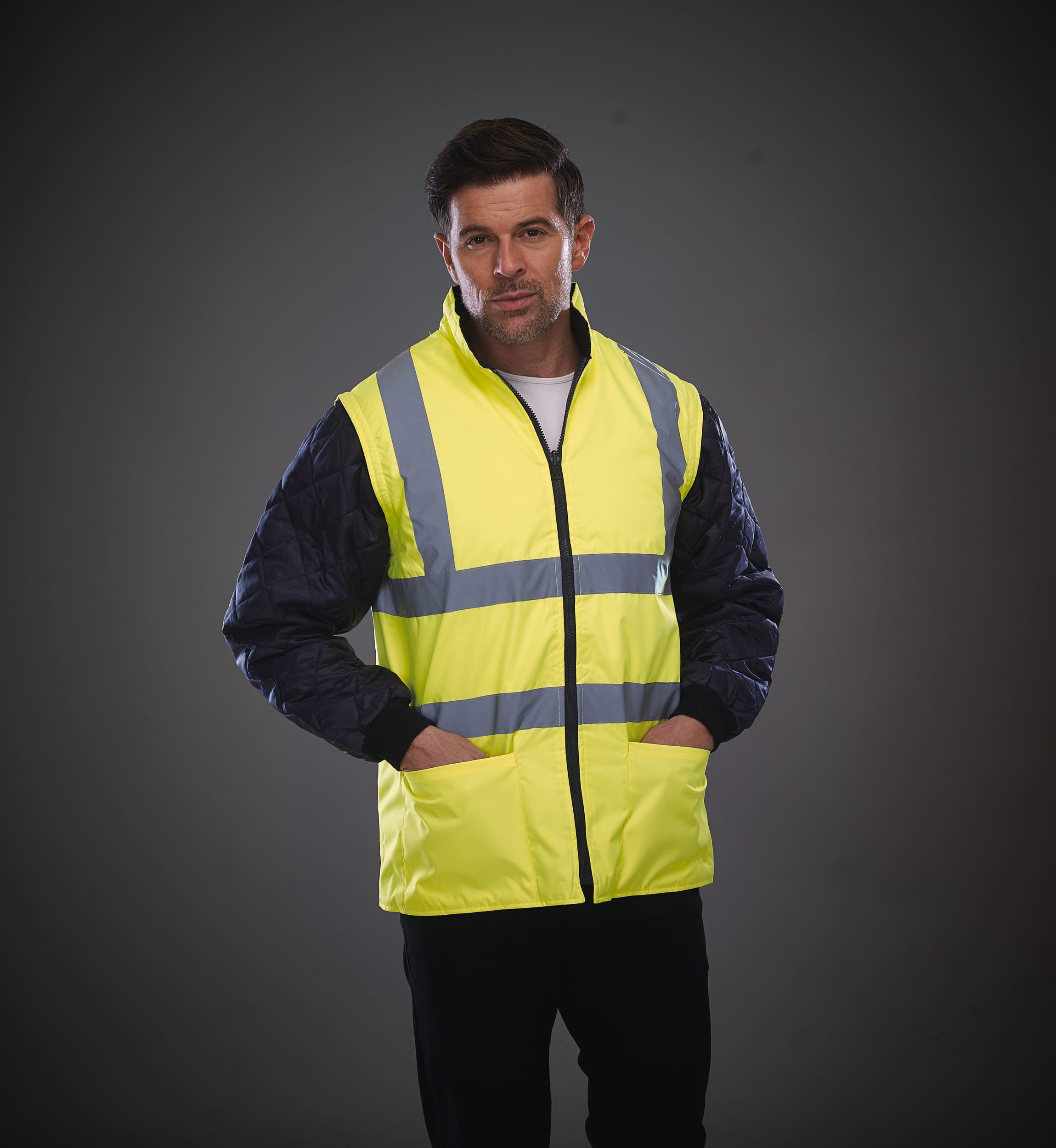 Hi Vis Orange / Navy